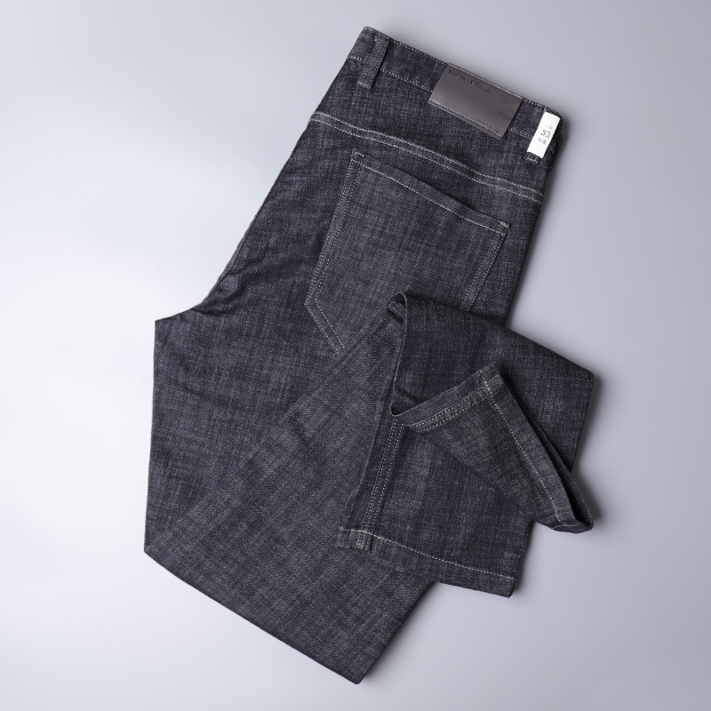 品牌撤柜剪标男裤夏季牛仔裤男士韩版修身小脚裤弹力潮流薄款长裤