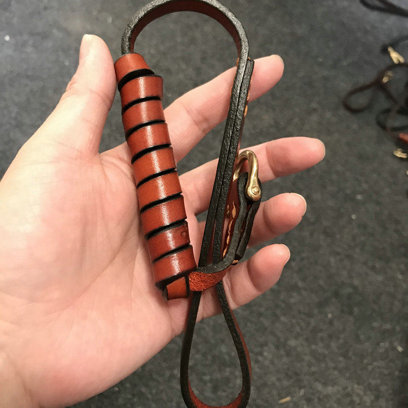牛皮包邮全手工钥匙绳进口头钥匙扣手包绳抢纲防钥匙扣
