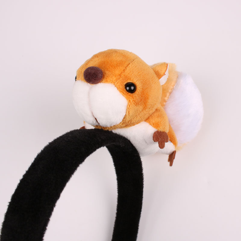 可爱超萌小松鼠动物发箍少女洗脸化妆发卡头饰发饰