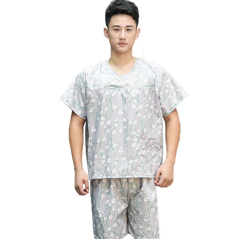 一次性浴服汗蒸服男士桑拿服足浴服全棉按摩足疗服耐洗浴衣睡衣