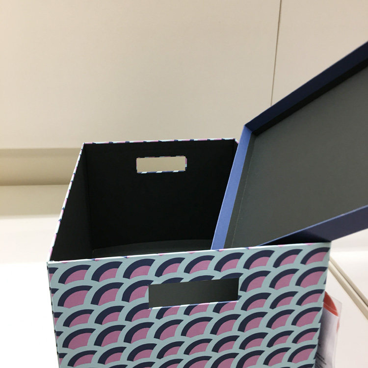 宜家tjena附盖储物盒桌面收纳盒diy储物箱收纳箱子置物福佳纸盒子