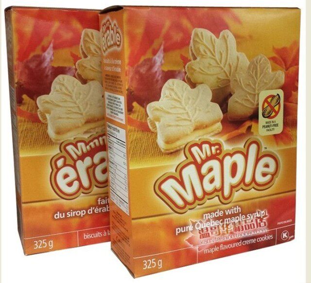 饼干加拿大mrmaple纯枫枫树糖浆枫浆美味营养健康小曲糖浆