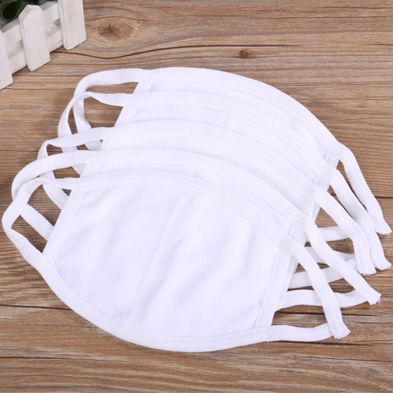 口罩加厚10个包邮三层白色纯棉防风防晒保暖口罩