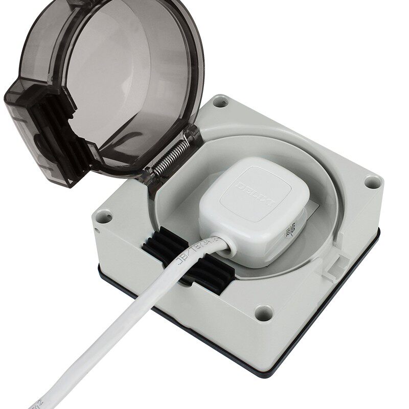 西库户外防水防雨插座浴室内外暗装防暴雨86型电源三孔16a五孔10a