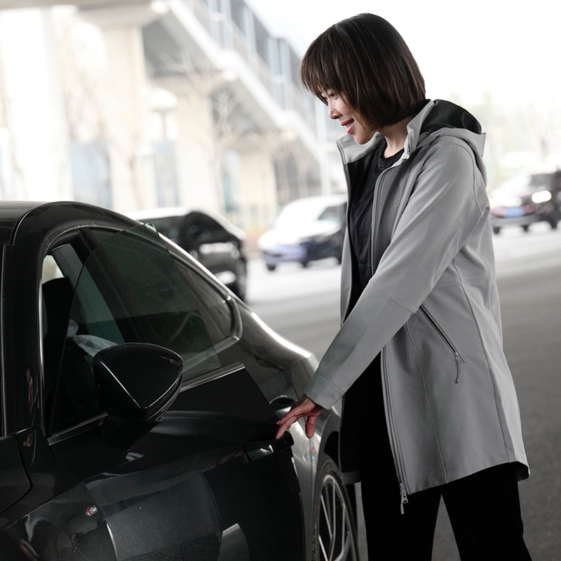 Kailas/凯乐石男女中长款软壳防风内胆跑步风衣骑行外套 210439