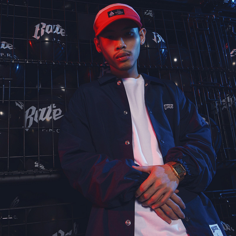 battles街头嘻哈潮牌宽松休闲百搭男女情侣印花夹克