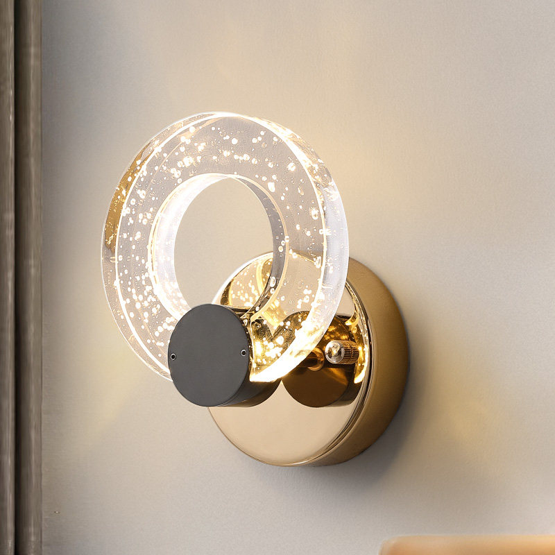 壁灯卧室床头头灯现代简约过道走廊网红客厅电视壁灯