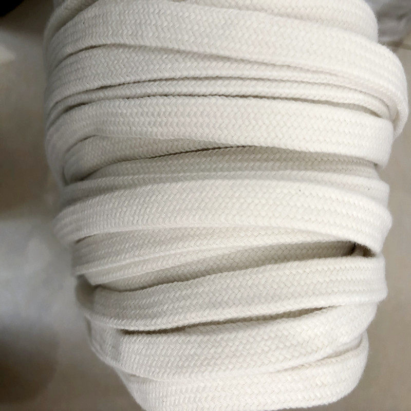 32股1公分原白空心纯棉圆筒双层扁绳调教捆绑绳子