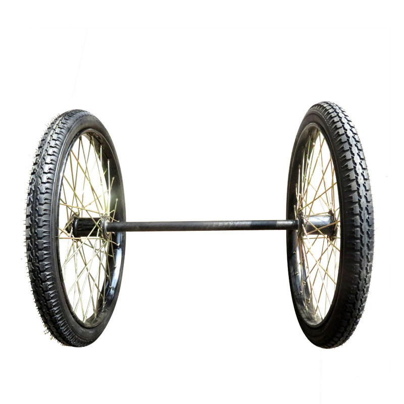 工地手推车轮胎架子车车轮充气斗车劳动动车翻斗车自行车轮组