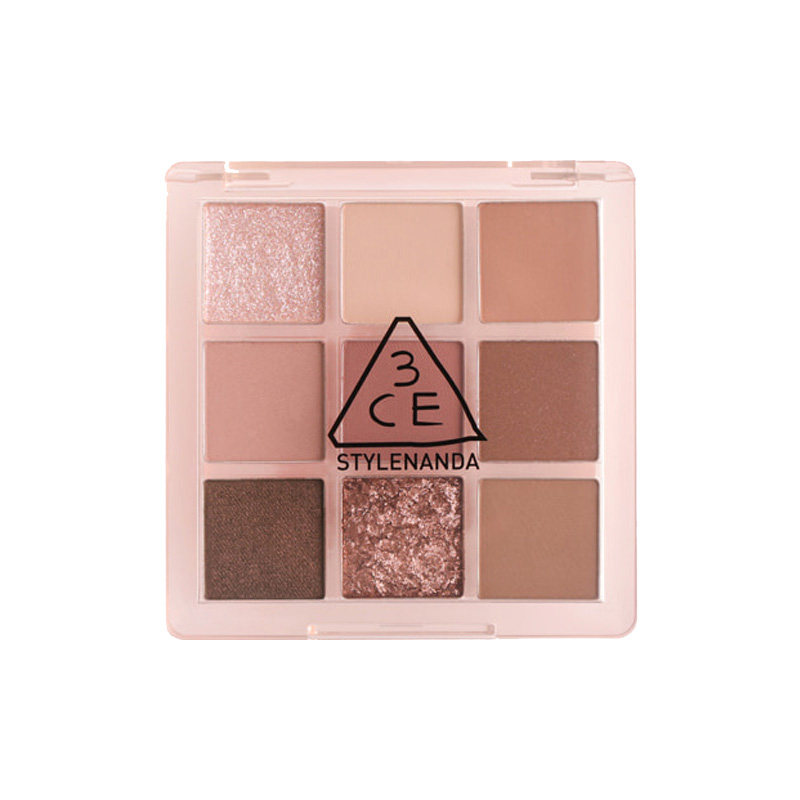 3ce眼影九色芋泥盘somedef烟粉爆闪大地亮片哑光眼影