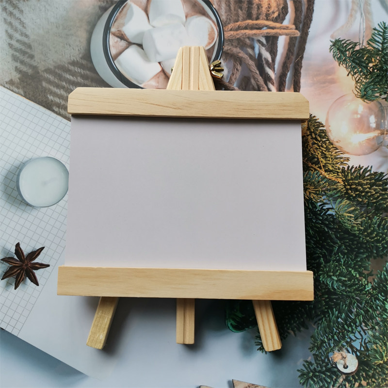 油画桌面迷你画架画框套装diy丙烯颜料绘画画板