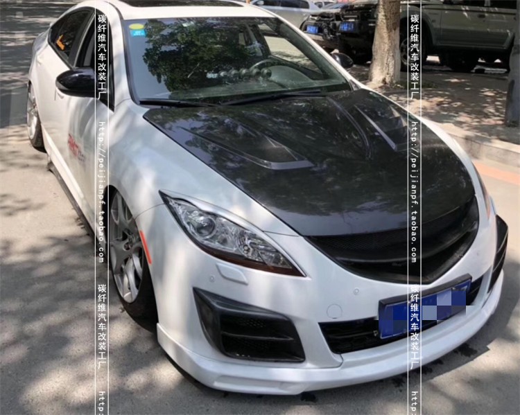 马自达睿翼改装rx8开孔碳纤维发动机盖机头盖引擎汽车包围
