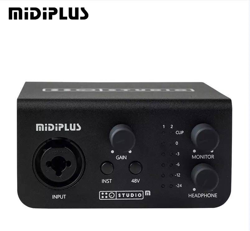 midiplusstudiompro新款usb外置专业声卡网络直播外置声卡
