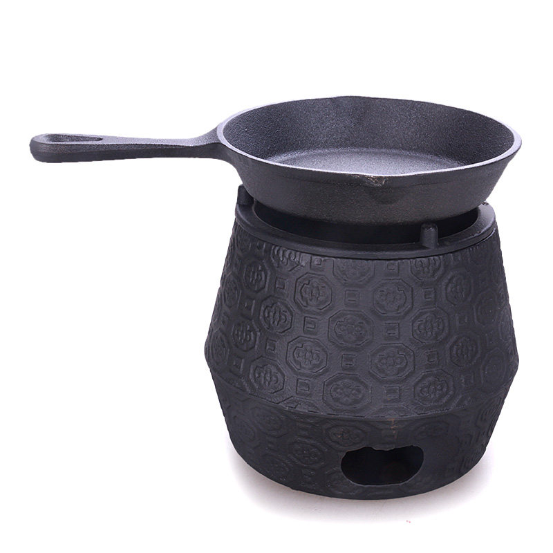 手工搭配铁炉铸铁不含配件茶道锅小锅子新款煎锅