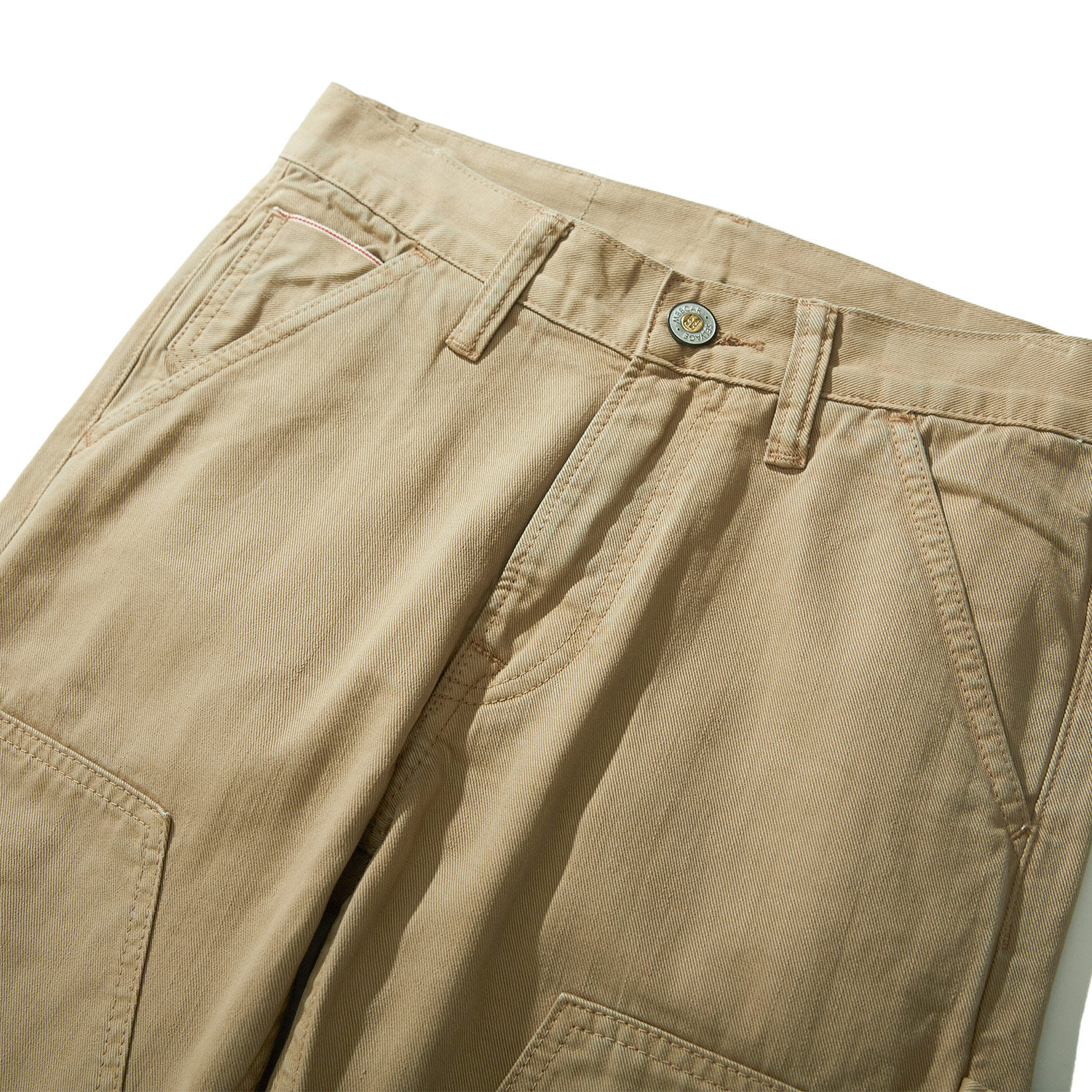 5色 12oz赤耳丹宁多袋工装裤 mbbcar窄幅阿美咔叽直筒斜纹休闲裤