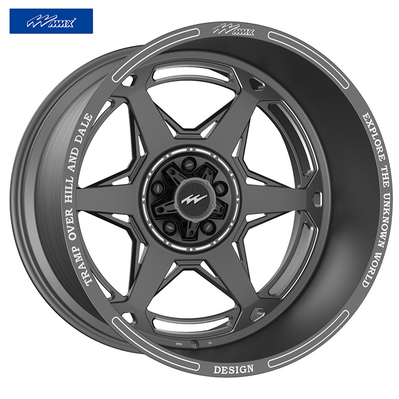 mmx越野锻造抛边沙漠负值宽边26寸悍马h2轮毂