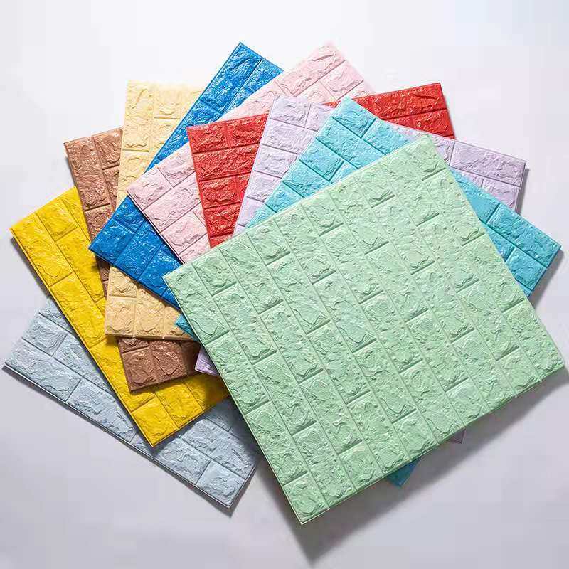 墙面装饰贴纸自粘防水防潮卫生间客厅纯色电视墙墙贴