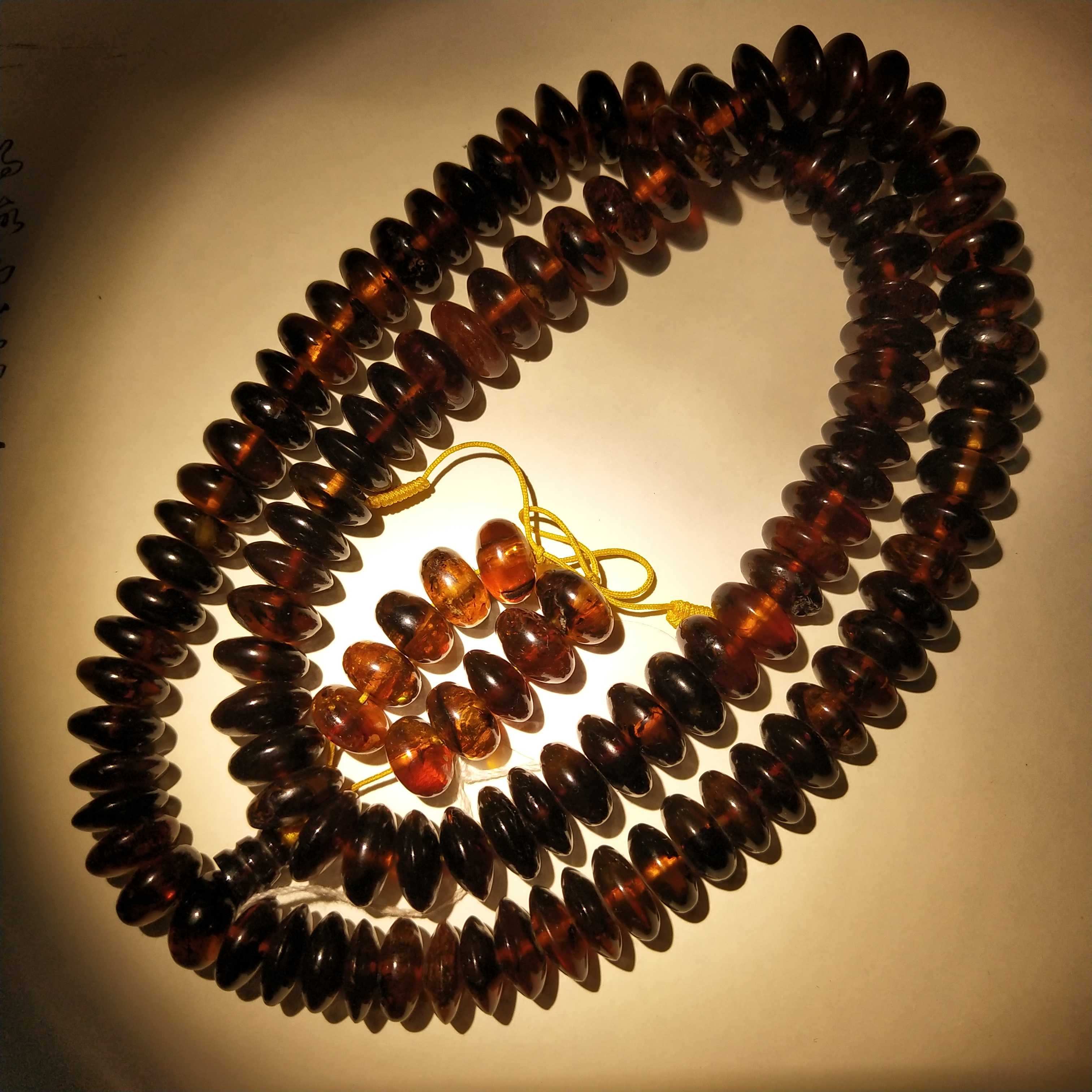 抚顺天然琥珀珀熙然家回流老料传承算盘佛珠手串