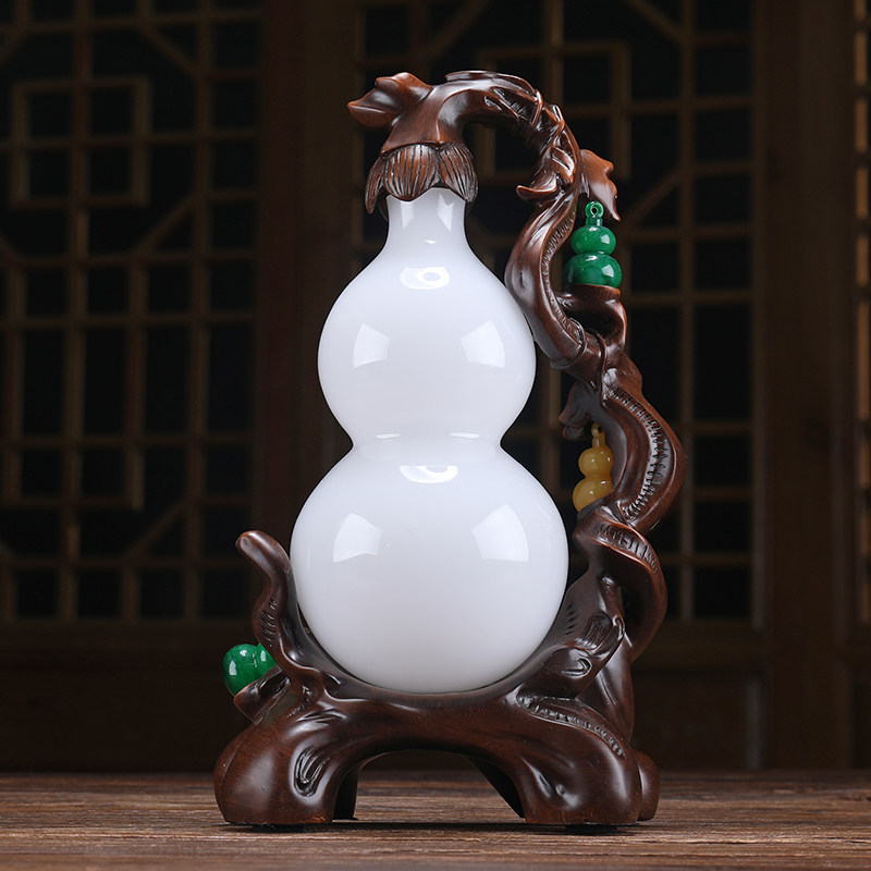 琉璃葫芦摆件招财镇宅风水位财位摆放工艺品家居摆件