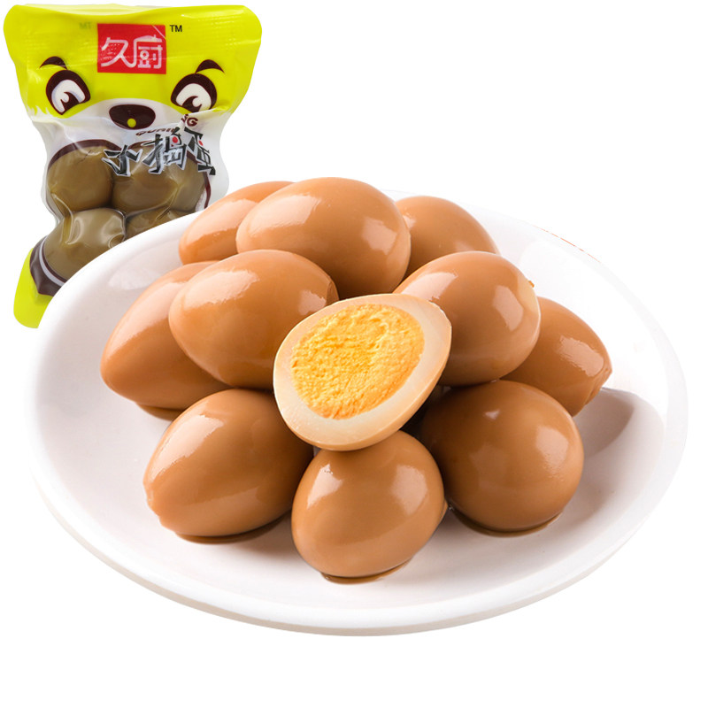 久厨小捣蛋鹌鹑蛋无壳卤蛋乡巴佬五香味蛋q蛋儿童零食小包装35g