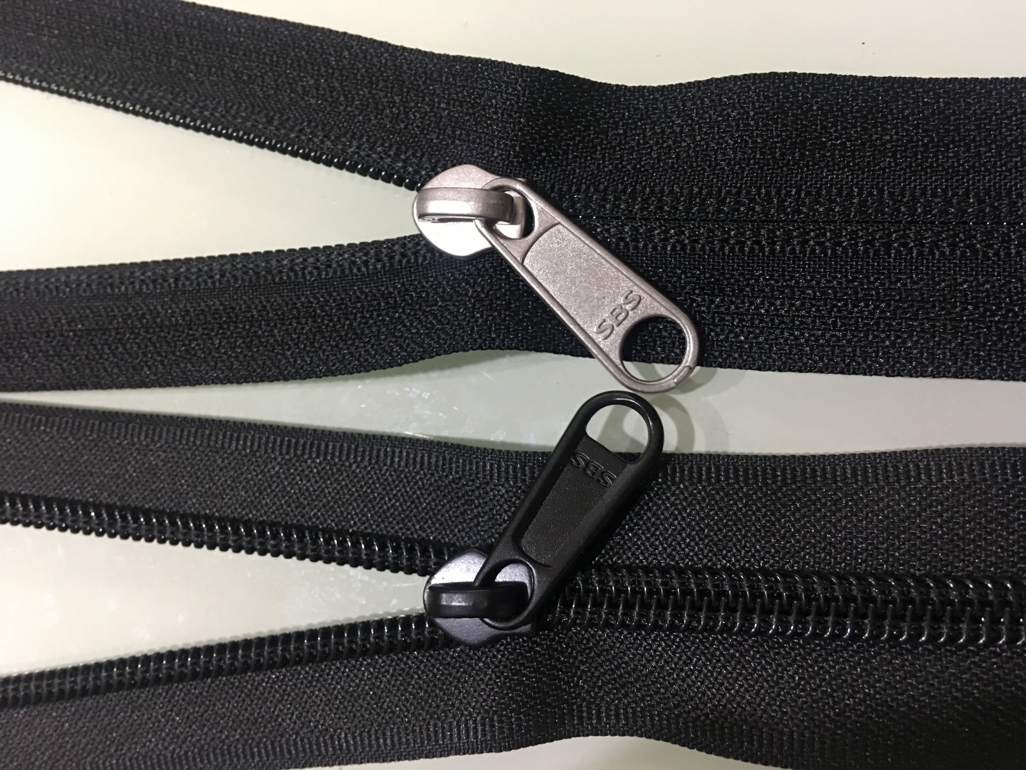 拉链sbs正品3号5号8号10号尼龙码装黑色拉链