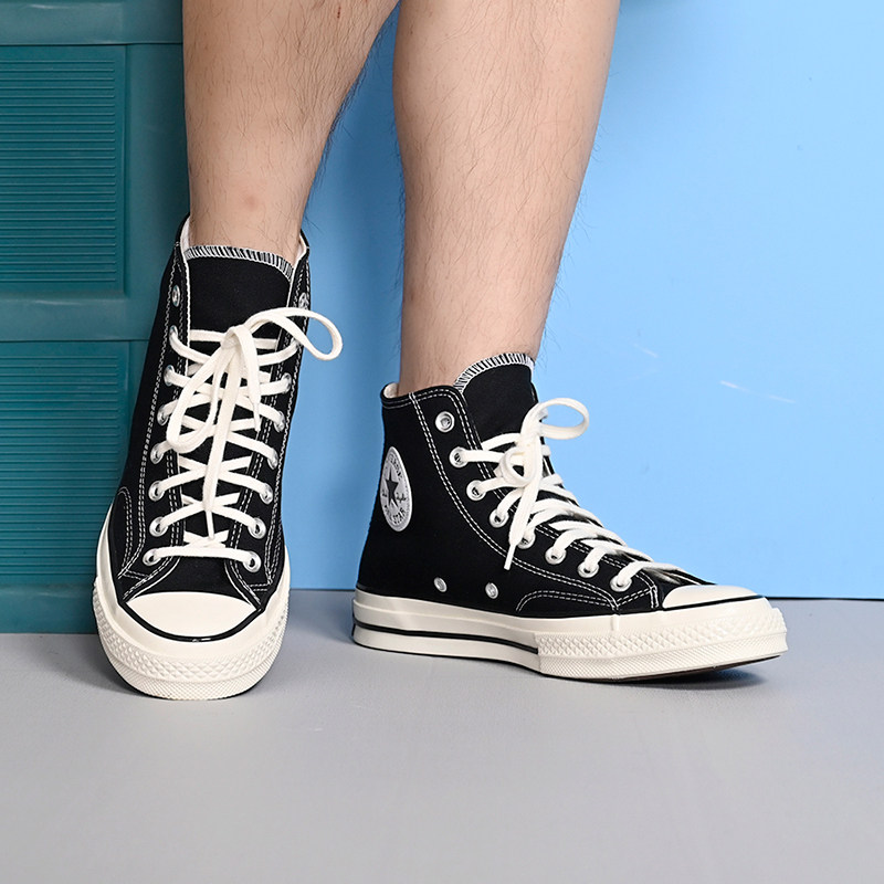 converse匡威男鞋经典1970s高帮帆布鞋低帮复古三星帆布鞋