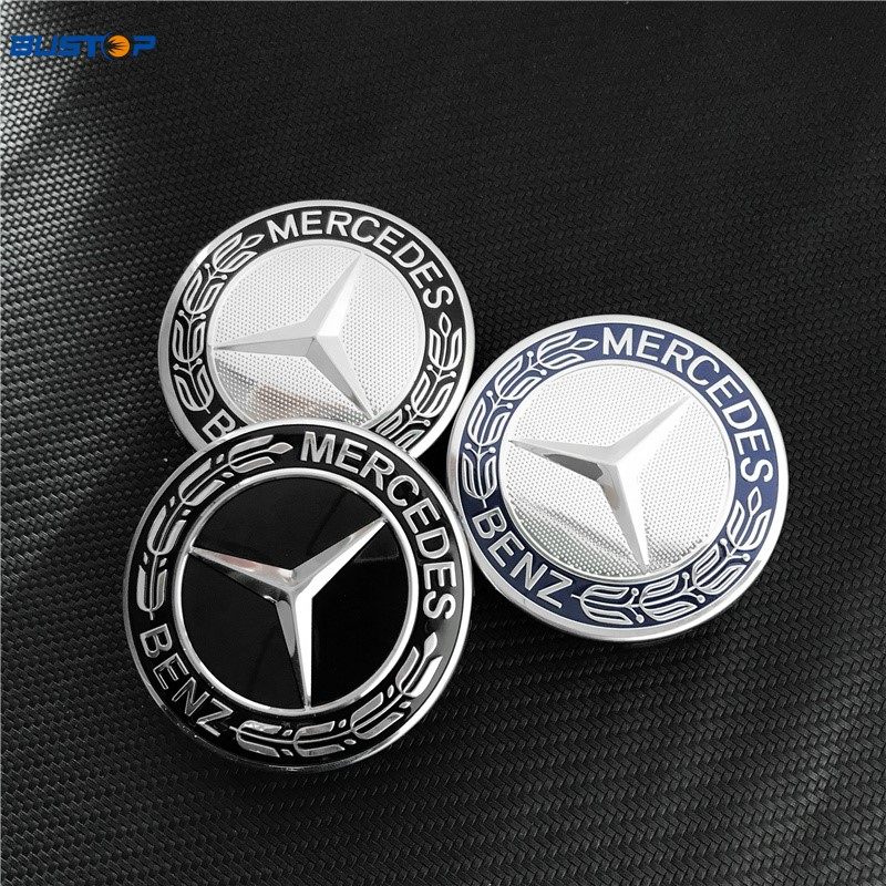 奔驰轮毂盖标新款c180c200e260e300s350ml350轮胎中心汽车车标