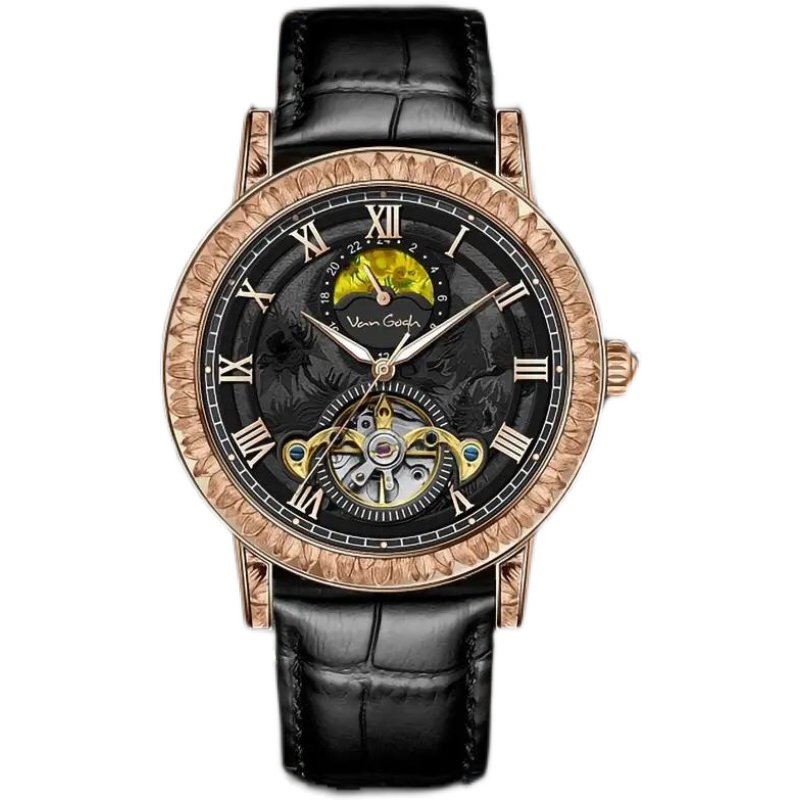 手表梵高腕表vangogh机械表向日葵四时系列凡高国产腕表