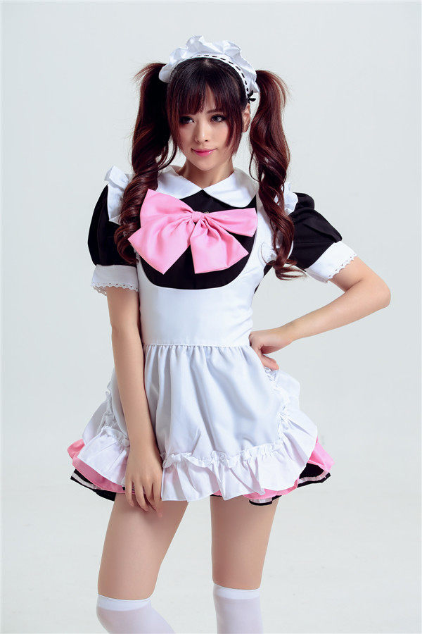 女仆公主动漫超萌演出服蝴蝶结cosplay服装出口日本cosplay女装