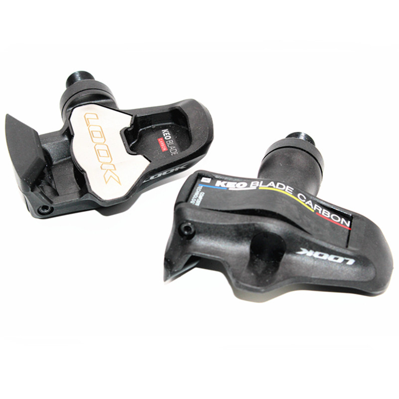 法国lookkeobladecarbon黑银银色碳纤维公路脚踏脚踏