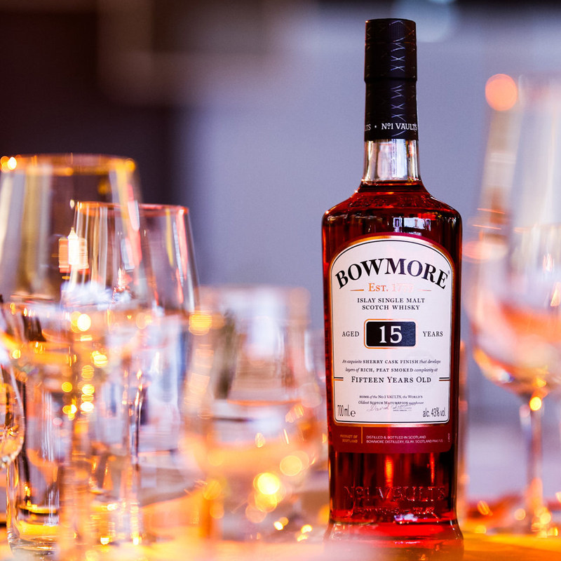 威士忌行货波摩12年单一麦芽苏格兰bowmore烈酒纯麦威士忌