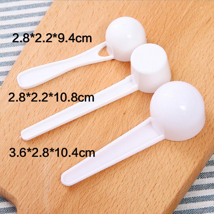 独立包装塑料圆底奶粉面膜勺子烘焙量匙5g10g量勺