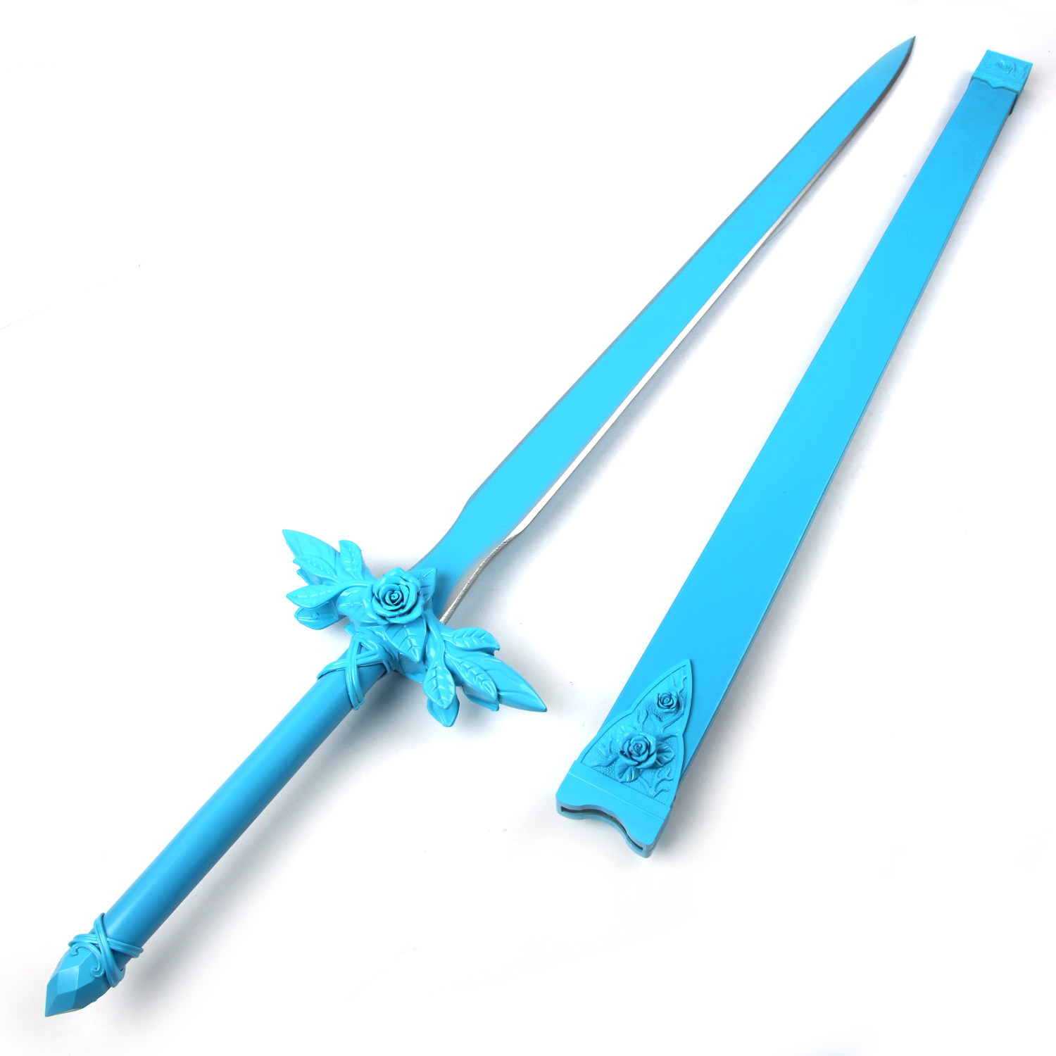 刀剑神域武器 优吉欧青蔷薇蓝蔷薇之剑轩辕剑cos动漫道具装备木质