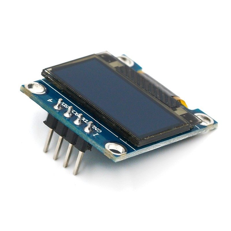 0.96寸白色iic通信oled显示屏模块单片机集成电路(ic)