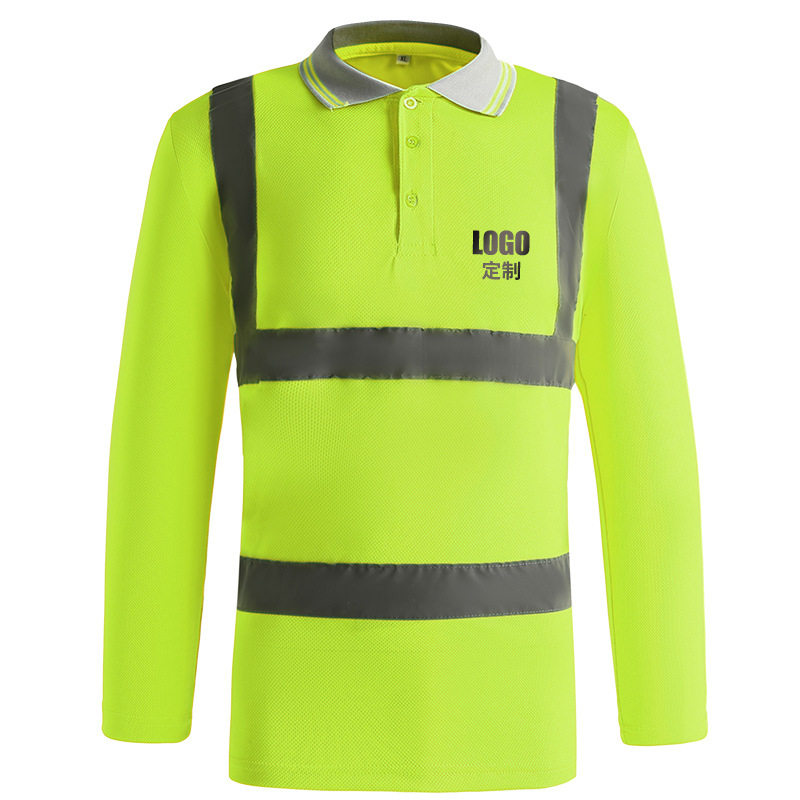 反光t恤男女短袖定制 反光背心速干施工地安全衣服骑行广告工作服