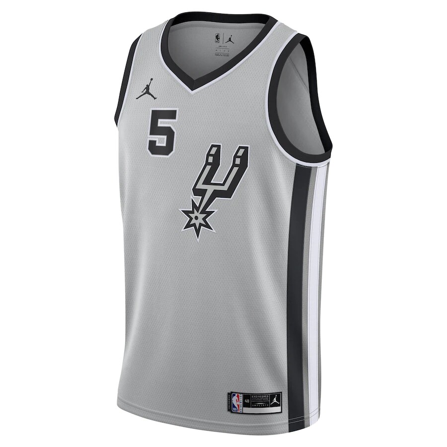 酷动正品默里茉莉马刺老鹰nike耐克5号热帖篮球服