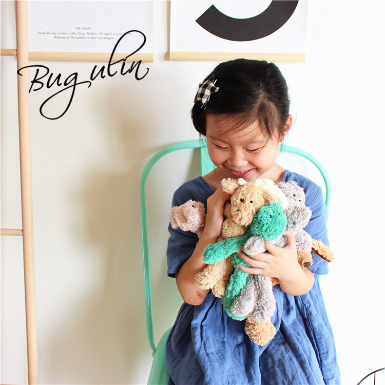 动物造型长毛绒手偶小号小号手手拿玩偶公仔娃娃机毛绒布艺类玩具