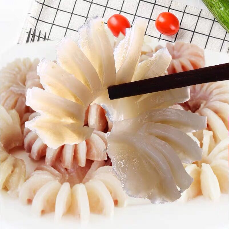 牛鞭冷冻速冻10kg菊花新鲜红烧火锅牛杂配菜切片机