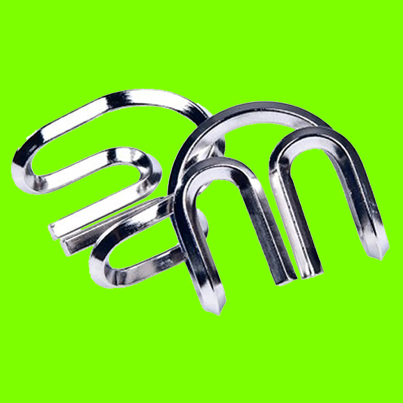 方钢m鲁班锁解环解锁玩具m扣益智休闲解压九连环拼装玩具男孩智力