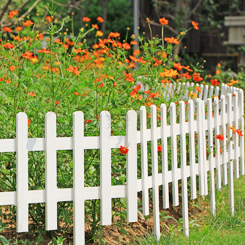 花园篱笆防腐白色栅栏栏杆院子围栏大型篱笆