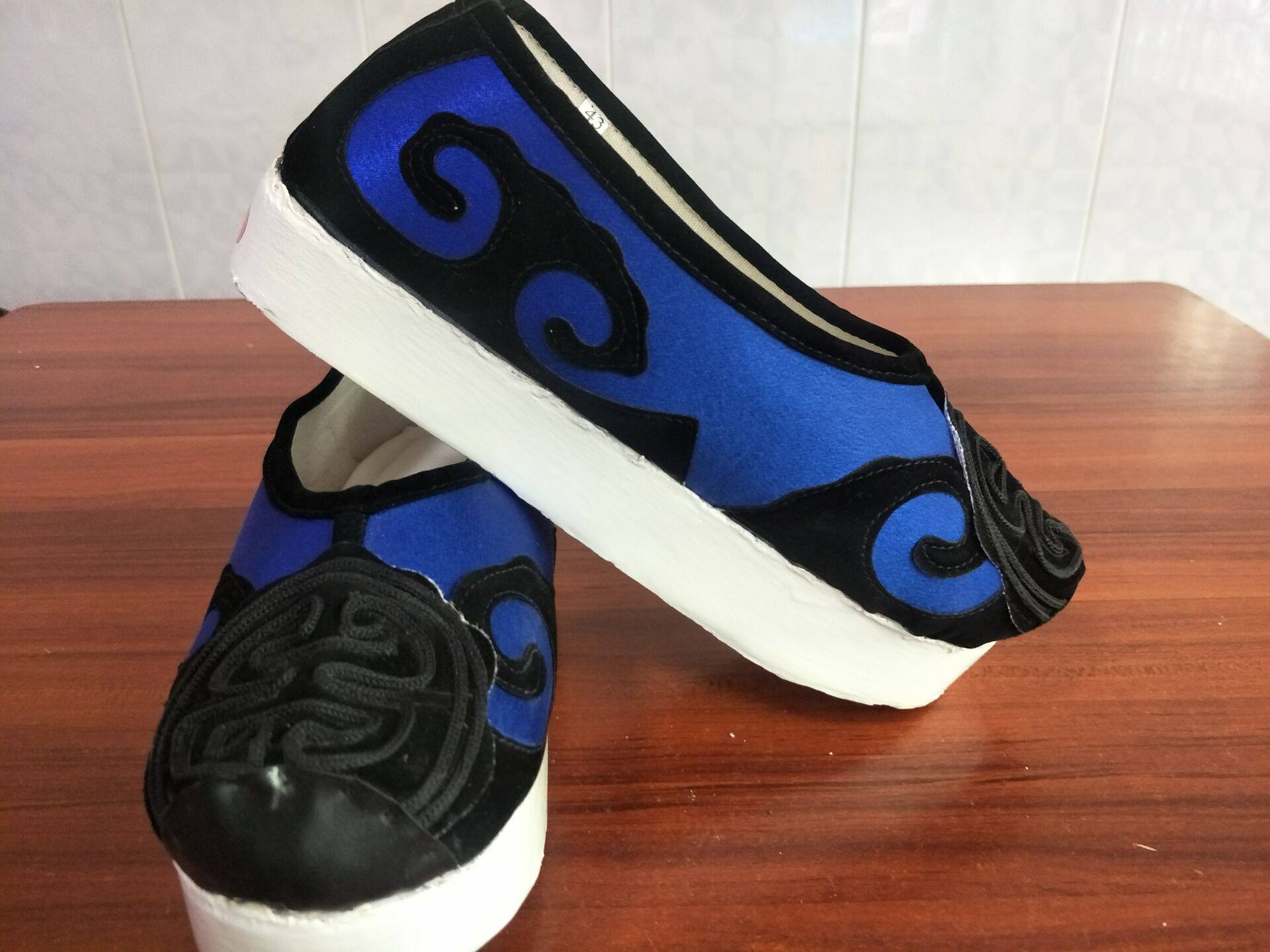 影视古装京剧越剧戏剧戏曲用品老旦老生夫子布鞋