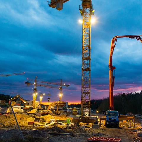 海阁拉斯家居专营店led塔吊灯工地工程照明建筑之星强光1000w大功率