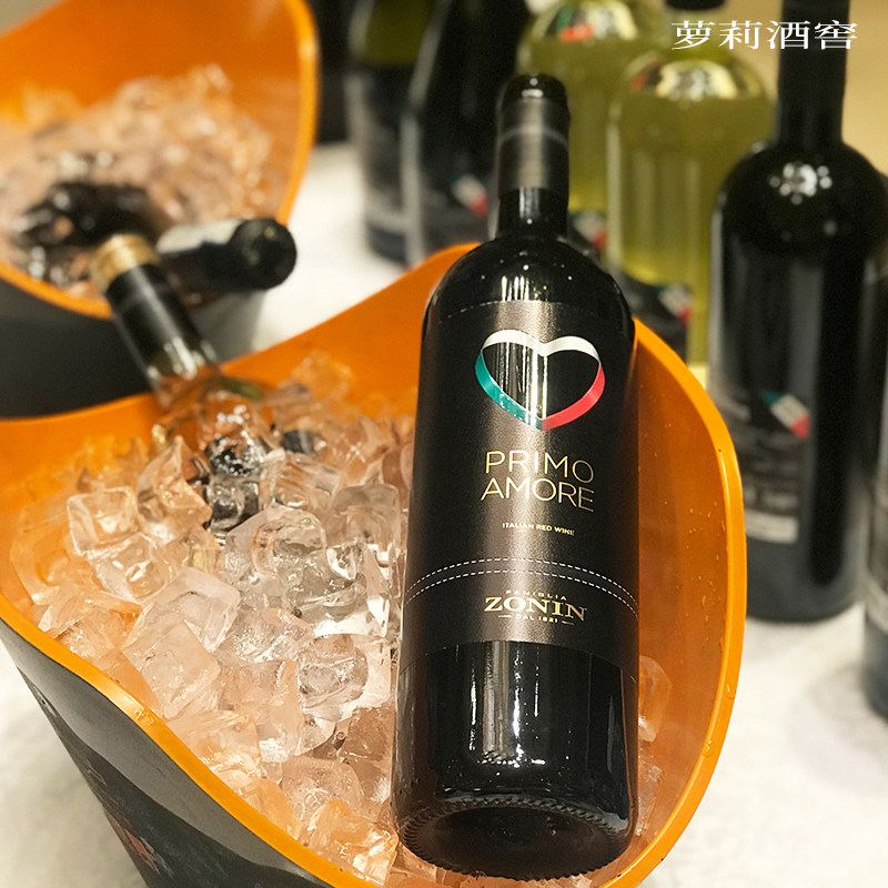 意大利原瓶原装进口意恋半甜红葡萄酒卓林zonin干红静态葡萄酒