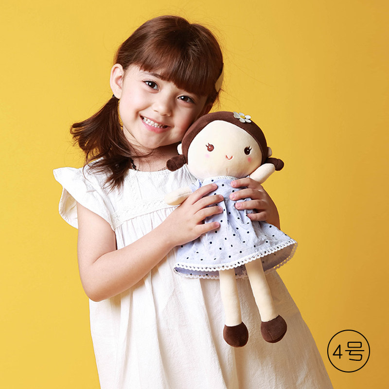 布娃娃小女孩公仔可爱抱着睡觉毛绒玩具公主儿童洋娃娃陪睡玩偶