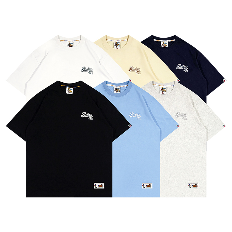 GRAF原创品牌美式字母AK47天使印花简约百搭美式休闲宽松短袖T恤