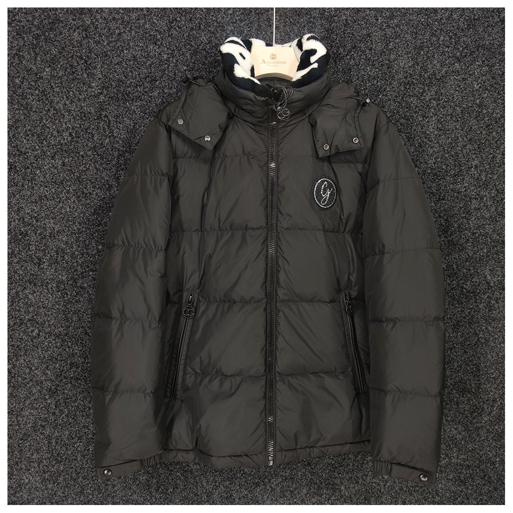 calagucincg卡拉古吉吉诺秋冬新款男士休闲刺绣羽绒服