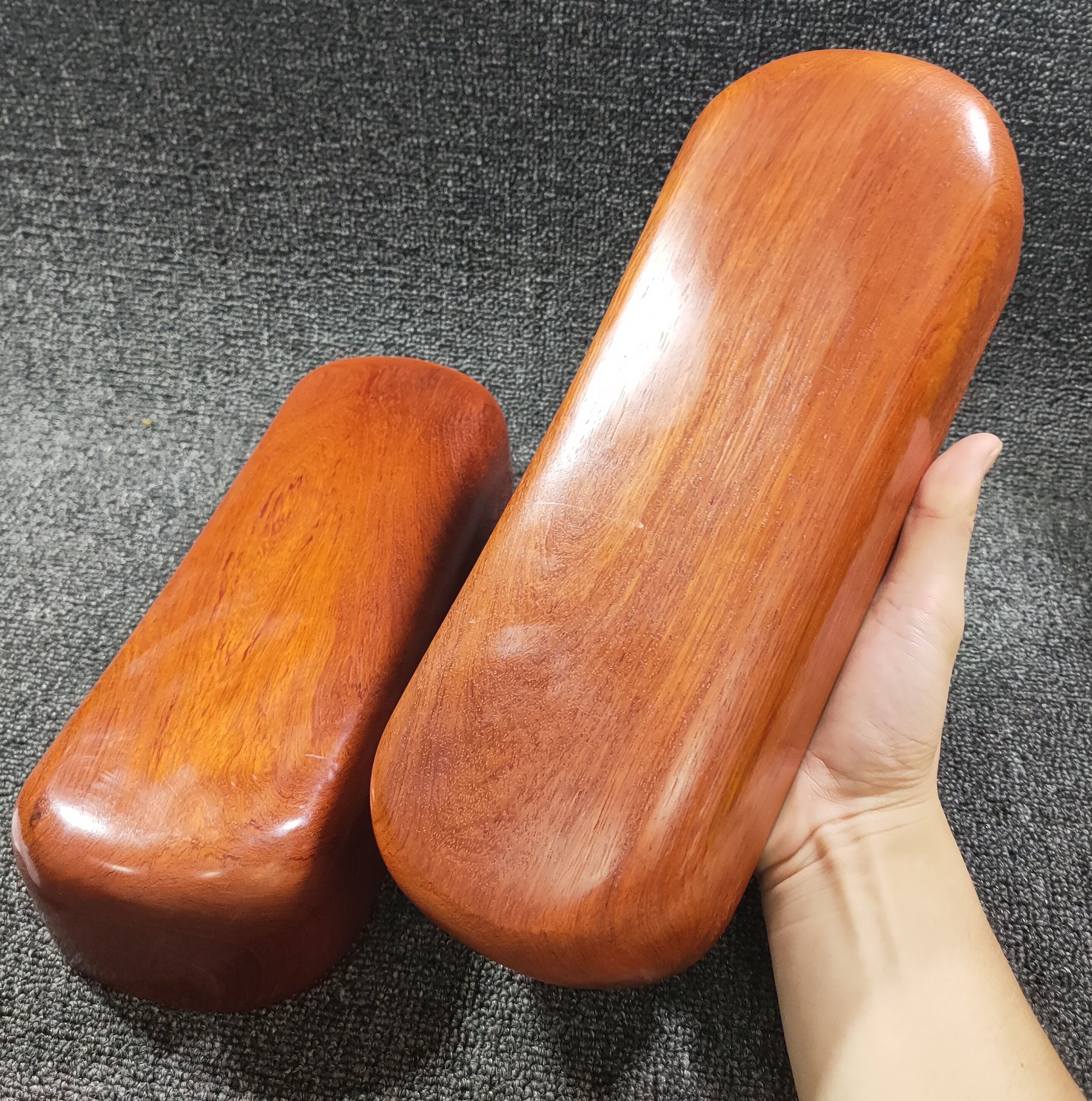 缅甸花梨木枕枕头颈椎枕护颈枕保健枕凉枕硬枕头