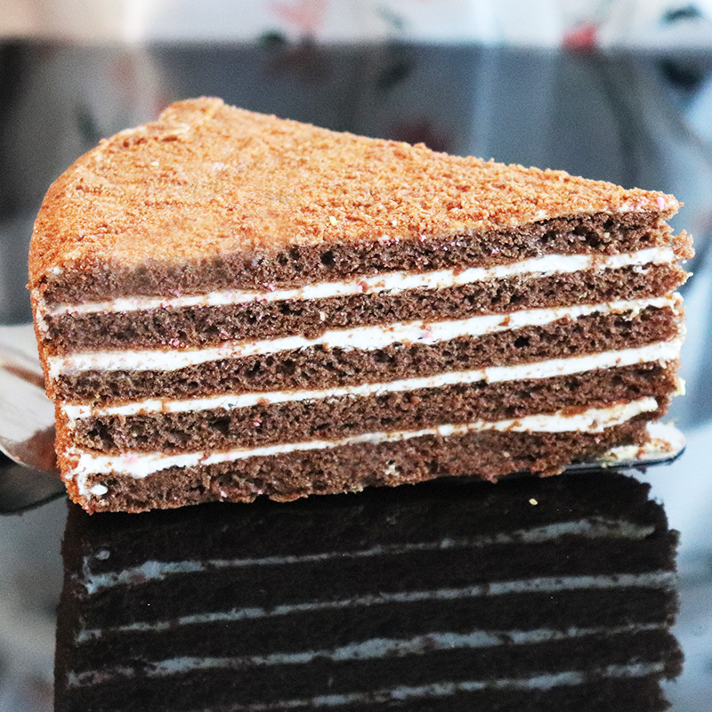 包邮俄甜点玛丽亚提拉米苏蜂蜜奶油蛋糕多种口味8寸西式糕点