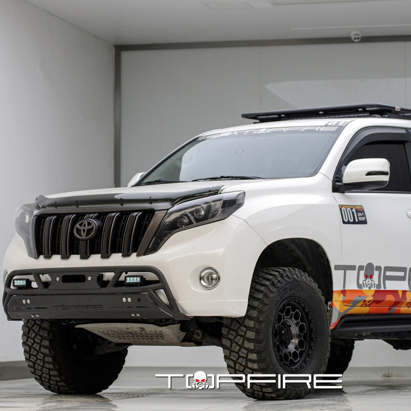 前杠顶火topfire普拉多霸道lc150掠夺者保护2014-2017全车改装套件