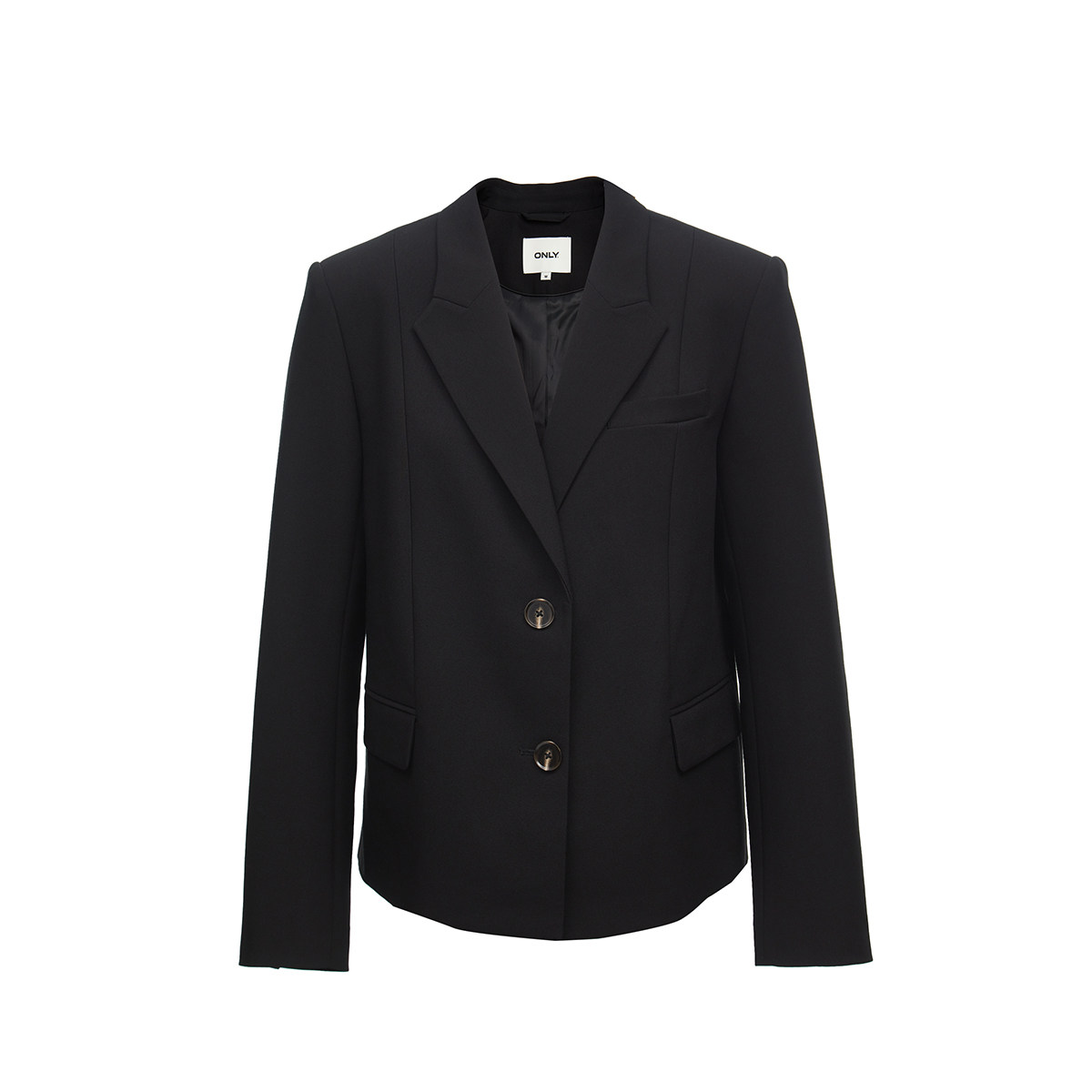 2件88折only2022早秋新款气质通勤两粒扣垫肩宽松直筒西服女